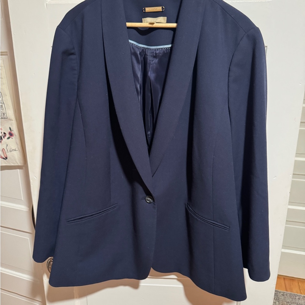 Talbots Classic Navy Blazer